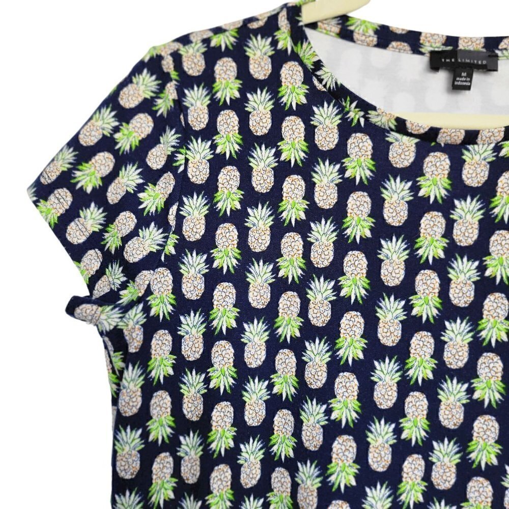 The Limited Pineapple Print Dress Size Medium - Picture 3 of 9